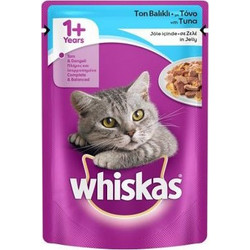 Whiskas Pouch Τόνος Ζελέ 100gr