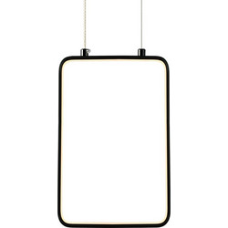 ΦΩΤΙΣΤΙΚΟ ΚΡΕΜΑΣΤΟ SYMETRIA LED 11W 3000K 18x30cm N. V30LEDP18BK