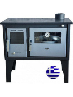 Agorastos ΣΑ-260 Mini Ατσάλινη Ξυλόσομπα με Φούρνο 9kW