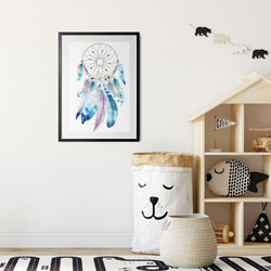 ΠΑΙΔΙΚΗ ΑΦΙΣΑ DREAMCATCHER 48276 (PVC/PLEXIGLASS ΜΑΥΡΗ ΚΟΡΝΙΖΑ ΜΕ ΠΛΑΙΣΙΟ) 50x70cm