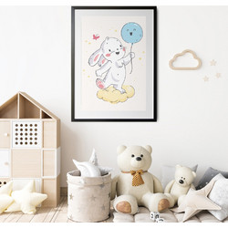 ΠΑΙΔΙΚΗ ΑΦΙΣΑ BIG SMILE 48273 (PVC/PLEXIGLASS ΜΑΥΡΗ ΚΟΡΝΙΖΑ ΜΕ ΠΛΑΙΣΙΟ) 50x70cm