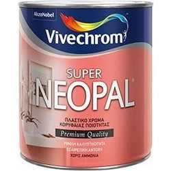 Vivechrom Super Neopal Πλαστικό Χρώμα Εσωτερικού Χώρου Καφέ 28 0.75lt