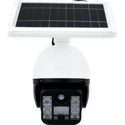 Ηλιακό Φωτιστικό σε Σχήμα Κάμερας 6 SMD LED με Ανιχνευτή Κίνησης FOYU FO-TA126 - Λευκό
