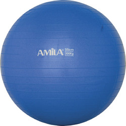 Μπάλα Γυμναστικής 55cm Μπλε 48437 Amila Gymball
