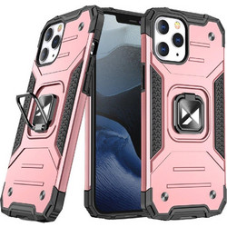 Wozinsky Ring Armor Kickstand Tough Rugged Back Cover Rose Gold (iPhone 13)