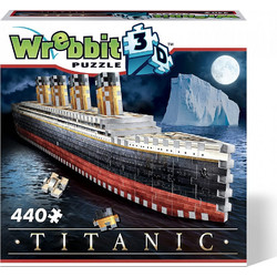 Puzzle Wrebbit 3D Puzzle Titanic 3D 440 Κομμάτια