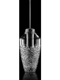 Glass Design Canto XL Ιταλικό Πιγκάλ Μπάνιου Διάφανο Κρύσταλλο O23x43 cm Χρωμέ