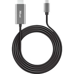Trust Καλώδιο HDMI to USB-C Male 1.8m Black