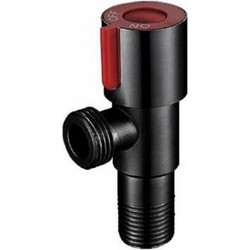 38-7224 RUBINETTO ST/ST 304 1/2 BLACK κοκκινο GLORIA