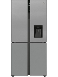 Hoover HSC818EXWD Ψυγείο Ντουλάπα 432lt Υ183xΠ83.6xΒ63.6cm Inox