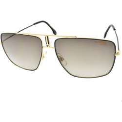 Carrera 1006/S 2M2/HA Ανδρικά Γυαλιά Ηλίου Aviator Μεταλλικά Ασημί με Καφέ Degradee Φακό