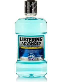 Listerine Advanced Tartar Control Στοματικό Διάλυμα για Λεύκανση & Προστασία Ούλων Κατά της Πλάκας 500ml