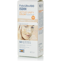 Isdin Foto Ultra 100 Active Unify Color Fusion Fluid Αντηλιακό Γαλάκτωμα Προσώπου Κατά των Πανάδων με Χρώμα SPF50+ 50ml