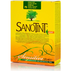 Sanotint Light 75 Καστανό Χρυσαφί Φυτική Ημιμόνιμη Βαφή Μαλλιών Χωρίς Αμμωνία 125ml