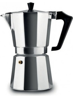 Pezzetti Italexpress Chrome Μπρίκι Espresso 6Cups Inox