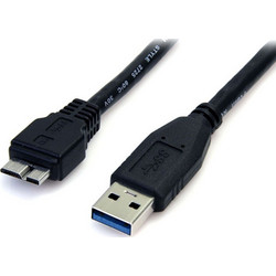 StarTech USB 3.0 Cable USB-A male - micro USB-B male Μαύρο 0.5m (USB3AUB50CMB)