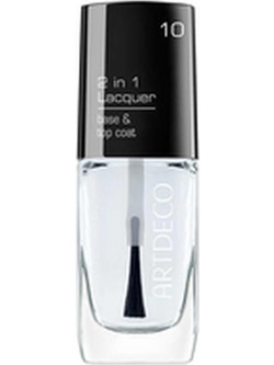 Artdeco 2 in 1 Base & Top Gloss Βερνίκι Νυχιών Μακράς Διαρκείας
