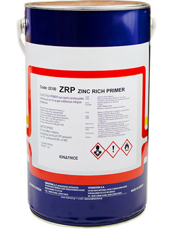 Hydroton ZRP Zinc Rich Primer Αντισκωριακό Αστάρι 5Kg