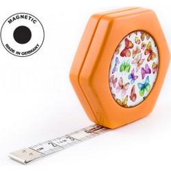 HEXAGON MAGNETIC ORANGE Μεζούρα αναστρέψιμη 150cm