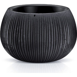 Prosperplast Beton Bowl Κασπώ Πλαστικό Μαύρο 29x20cm