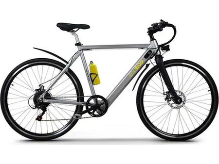 EGOBOO W6 E-Treck Ηλεκτρικό Ποδήλατο Trekking 28" 250W με 6 Ταχύτητες και Δισκόφρενα Γκρι