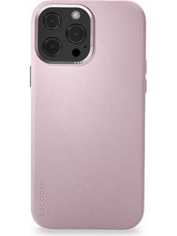 Θήκη Decoded Γνήσια Δερμάτινη Back COVER για Apple iPhone 13 Pro 6.1 - ΡΟΖ - D22IPO61PBC6PPK