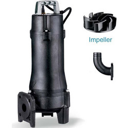 Lepono Vortex 65SWU24-12.5-2.2 380V Υποβρύχια Αντλία Λυμάτων / Ακαθάρτων με Κοπτήρες Ηλεκτρική 3hp