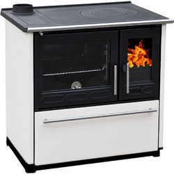 Plamen 850 Glass White Μαντεμένια Ξυλόσομπα με Φούρνο 11kW