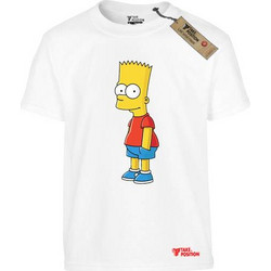 Takeposition Bart Simpson Παιδικό T-Shirt Κοντομάνικο Λευκό 806-1149