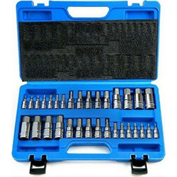 Σετ ABN Hex Socket SAE και Metric Allen Socket Set Hex Bit Socket Set 32τμχ