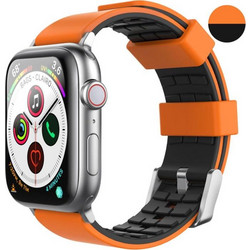 AHAstyle WA11 Λουράκι Σιλικόνης Orange / Black (Apple Watch 38 / 40 / 41mm)
