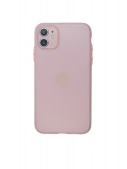 Vivid TPU Slim Back Cover Transparent Pink (iPhone 11)