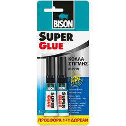 Bison Ρευστή Κόλλα Στιγμής, Super Glue Liquid, 2x3gr - 8866988