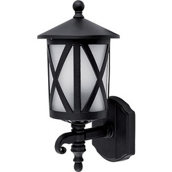 ERIK 101 LANTERN UPWARD 1XE27 IP44 MATT BLACK - 96101WU/BK