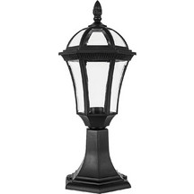 ΦΑΝΑΡΙ ΔΑΠΕΔΟΥ 1XE27 BLACK H529 IP44 - 96516MF/BL