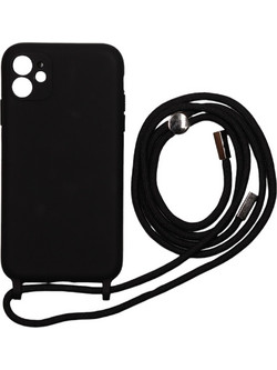 Technovo Silicone Case Lace Apple iPhone 11 Μαύρη