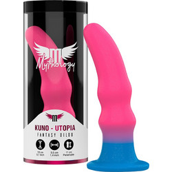 Mythology Kuno Utopia S Ρεαλιστικό Dildo με Βεντούζα 13cm Μπλε Ροζ
