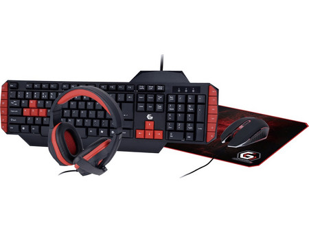 Gembird Ultimate Σετ Gaming Πληκτρολόγιο Black