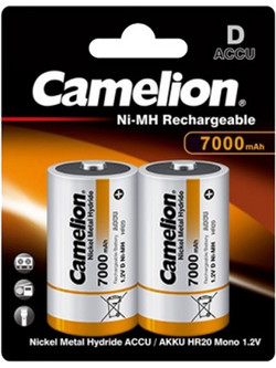Camelion Rechargeable Accu D 7000mAh 2τμχ