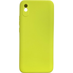 Xiaomi Redmi 9A / 9AT- Soft Thin Slim Smooth Flexible Protective Phone Cover - Neon Yellow (oem)