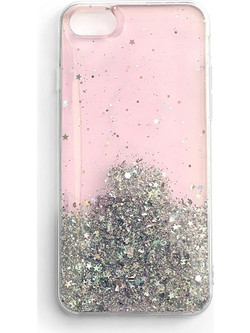 Wozinsky Star Glitter Shining Cover for Xiaomi Redmi K40 Pro+ / K40 Pro / K40 / Poco F3 pink