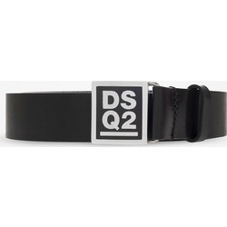 DSQUARED2 ΖΩΝΗ 100%ΔΕΡΜΑ ΜΕ ΜΕΤΑΛΛΙΚΗ ΑΓΚΡΑΦΑ