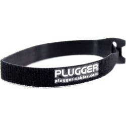 Plugger Attaches Cables - Black, 10-Pack