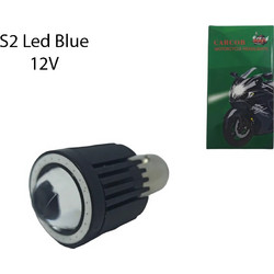 Λάμπα Μοτοσυκλέτας S2 Led Blue 12V Carcob MotorCycle Headlights 1145-62 OEM