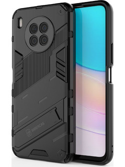 Θήκη Κινητού BBR Steel Αντικραδασμική (Armor - Shockproof ) με ενσωματωμένη βάση στήριξης (Kickstand ) για HONOR 50 LITE BLACK