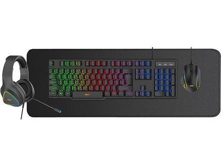 NOD Platoon Gaming Πληκτρολόγιο RGB Black