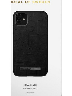 iDeal of Sweden Atelier Series Back Cover Black (iPhone 11)