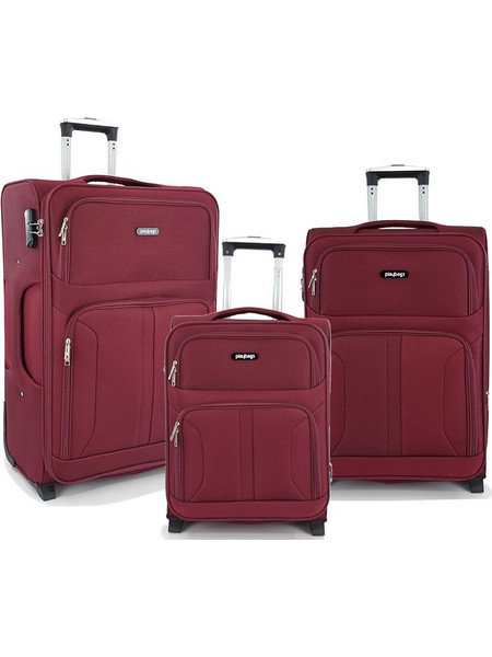Playbags Collection PS1433 Σετ Βαλίτσες 3τμχ Μπορντό