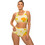 Marko Bikini Set Μπουστάκι Ψηλόμεσο Κίτρινο M-723