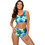 Marko Bikini Set Μπουστάκι Floral Τιρκουάζ M-723